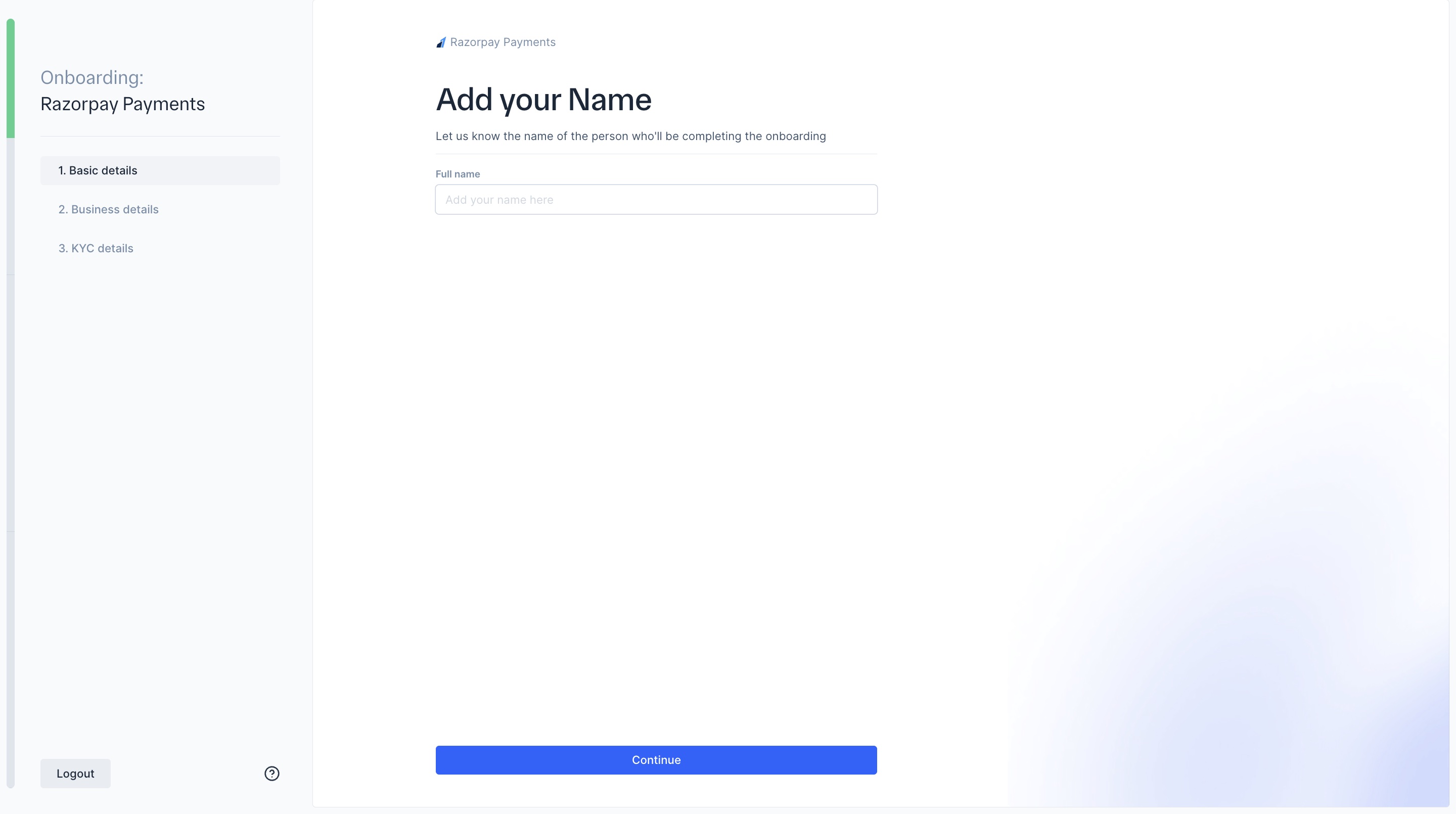 Enter name