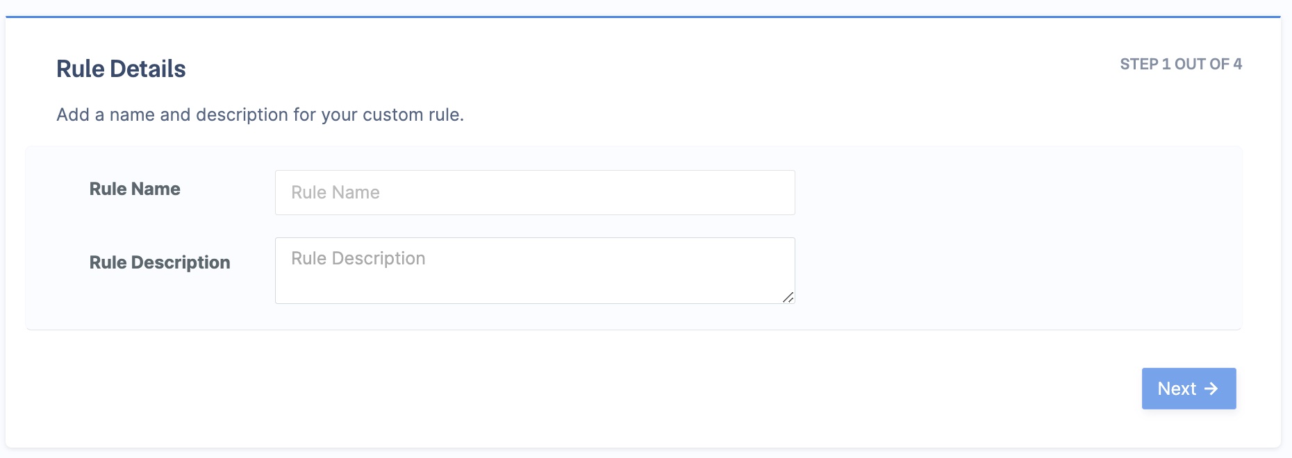 Enter rule name and description for Airpay in Optimizer