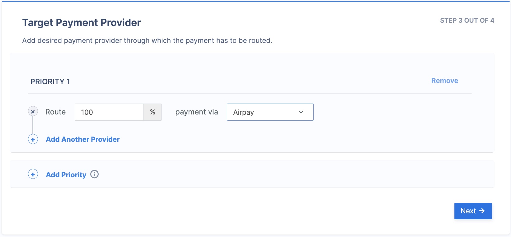 Add Airpay Route
