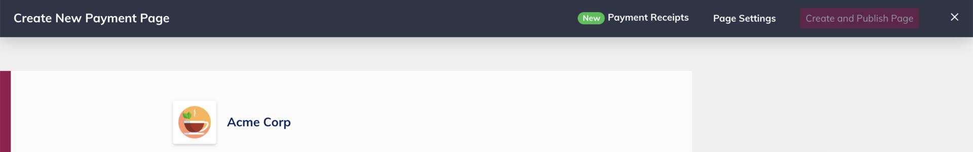 Edit a Payment Pages