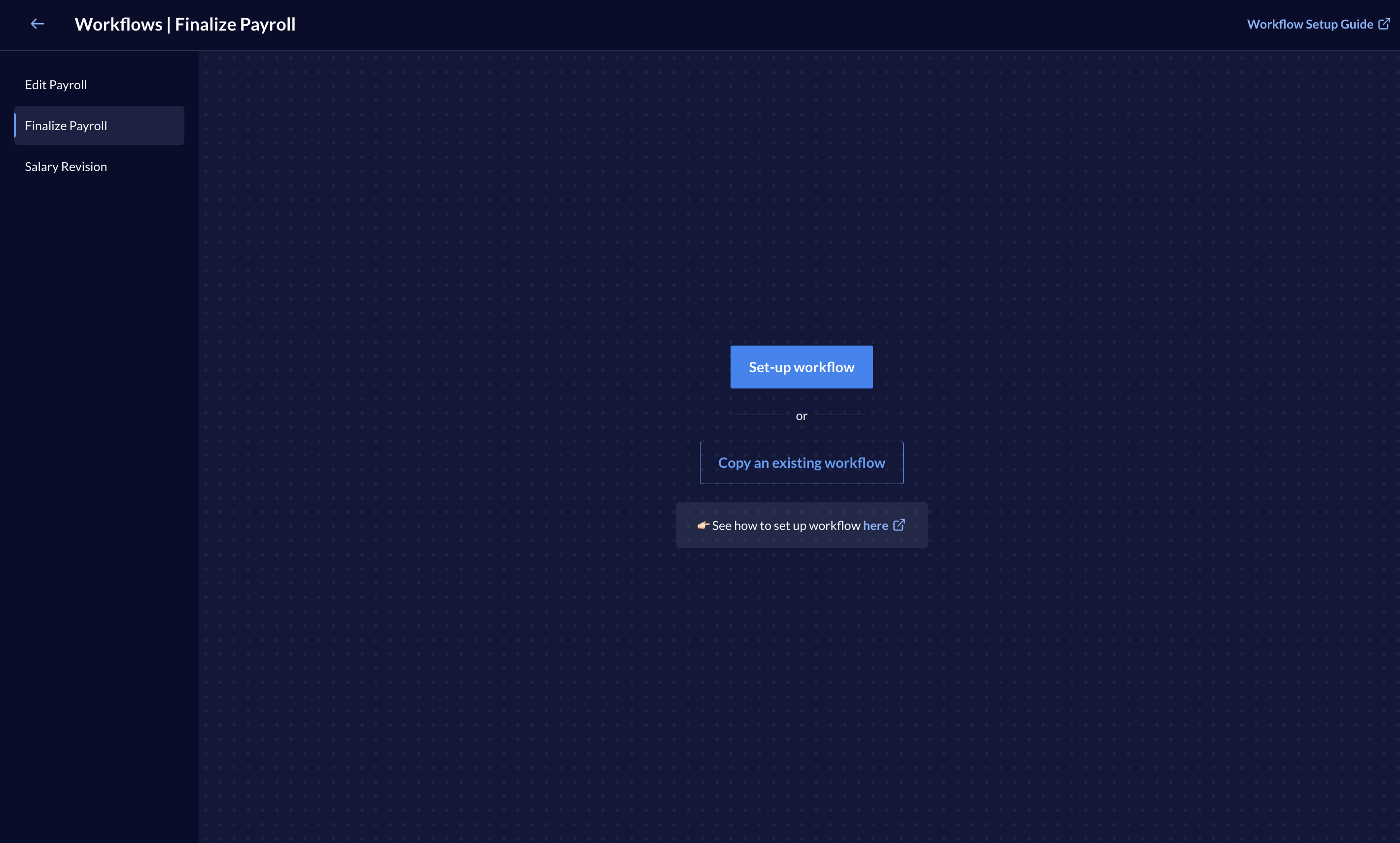 Approval Workflow Set Up on the Razorpay Payroll Dashboard
