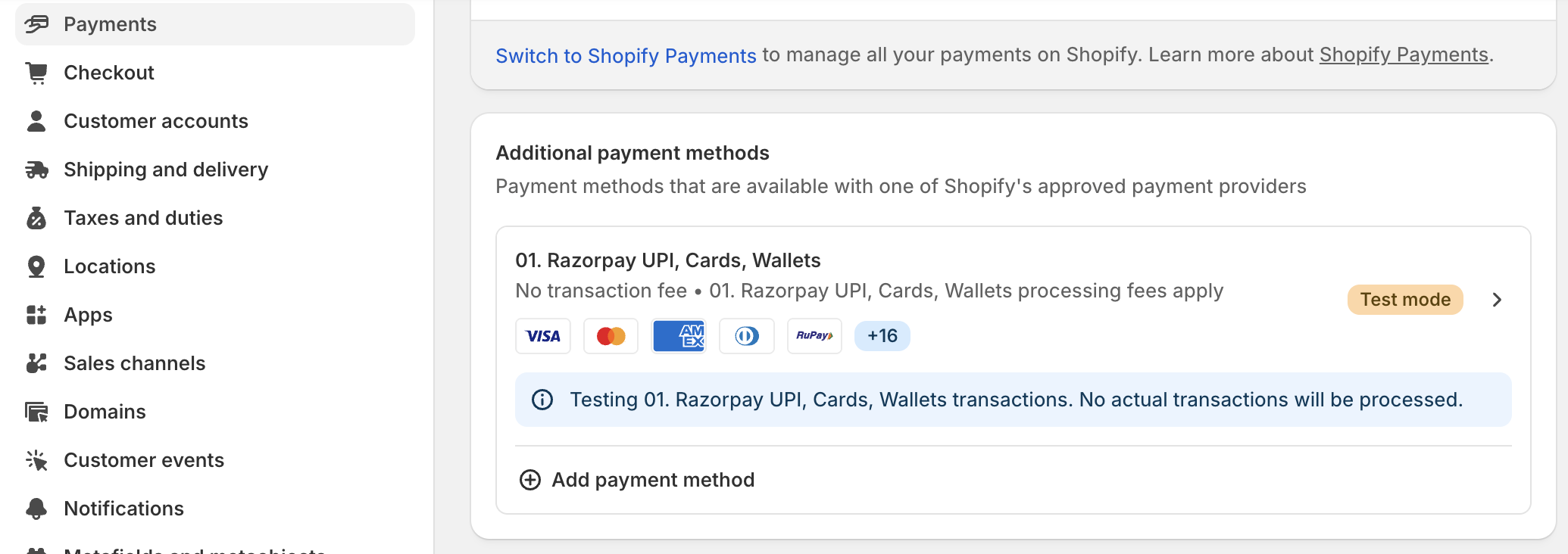 Shopify go live v2