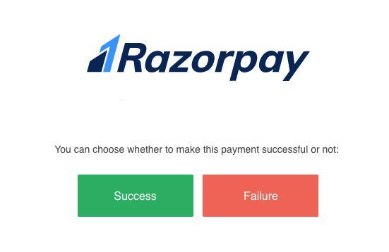 Payment Confirmation popup