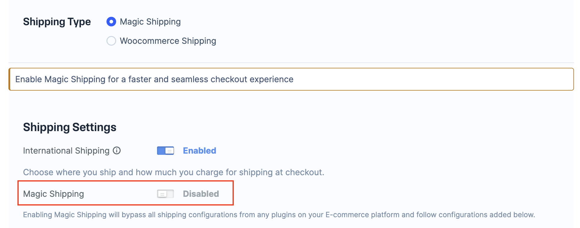 Enable Shipping settings on the Razorpay Dashboard
